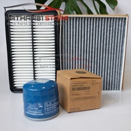 Combo of 3 Stargazer Filter(22-2X), Creta(22-2X), Engine air filter: 28133-I7100, Air conditioner fi