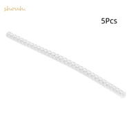 SHOUH 5Pcs Ring Adjuster, White Silicone Silicone Ring Adjuster, Elastic 5mm/4mm Transparent Ring Ad