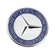 Benz Car Engine hood Emblem 57mm Front Flat Logo Sturdy A/B/C/E/R/GLA/GLK/CLA/CLS Benz Logo Emblem