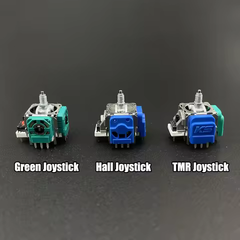ZUIDID 2pcs Blue Hall Effect Electromagnetic Rocker Green Original Analog Thumb Sticks Joystick For 