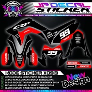 DECAL CRF 150 GEICO SIMPLE STYLE ALREADY LAMINATED PREMIUM DECAL