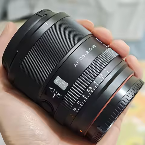 VILTROX AF 85mm F2.0 EVO Lens Large Aperture Full Frame Mirrorless Camera Lenses for Sony E Mount A7
