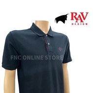 RAV DESIGN Original Size M-L Polo T-shirt Collar T shirt Baju Berkolar Lelaki  RCT2891-1 Black