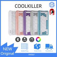 coolkiller VIVID67 Bluetooth threemode aluminum mechanical keyboard