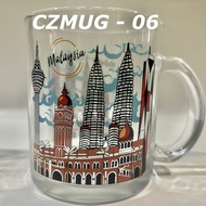 Malaysia souvenir klcc glass mug