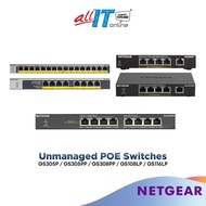 Netgear GS305P / GS305PP / GS308PP  / GS108LP / GS116LP Unmanaged POE Switches