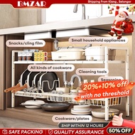 Under Sink Organizer Rack Rak Dapur Expandable Stainless Steel Almari Dapur Pinggan Kitchen Cabinet