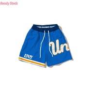 Casual Shorts Undrafted "BRUINS" Mesh Men Short Blue Preppy Style Sports Shorts 2026 New Youth Stude
