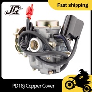 For Honda GY6 PD18J 18mm Carburetor 139QMB 139QMA CVK 4T FOR Haomai 139QMB 139QMA Pedal Scooter Moto