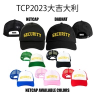 SECURITY arc yellow Cap Mesh Cap Trucker Cap Net Cap