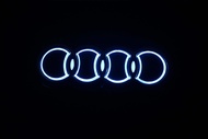 5D Audi Car Logo Lighting Modification with Light for Q3 A1 Q5 A3 A5 Car Badges Illuminated Emblem L