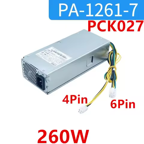 New Original PSU For HP Lenovo 510S M420 700-24AGR 6Pin 260W 450W Power Supply PA-1261-7 PCK027 PCH0