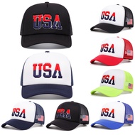 baseball Cap for men USA trucker cap Fashion breathable mesh cap for women Adjustable Snapback cap