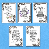 10 pcs Limited Edition Bible Verse Fridge Magnet SET 1