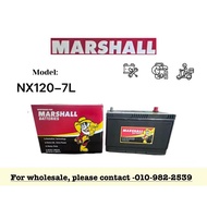 SARAWAK Ready stock-4X4 MARSHALL BATTERY NX120-7R/L MF (CENTURY COMPANY)Hilux，Vigo，Triton，D-Max