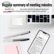 LED Indicator 16GB AI Voice Recorder ChatGPT-4 Intelligent Transcription Summarization Translation F
