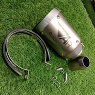 UNIVERSAL MUFFLER 51MM AR ALUMINIUM / MUFFLER AR / MUFFLER AUSTIN RACING / TABUNG PAIP AR  100% ORIG