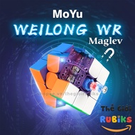 Rubik 3x3 MoYu Weilong WRM 2021 Maglev  Lite & Standard 3x3x3 Cao Cấp Có Sẵn Nam Châm + MoYu Lube S1