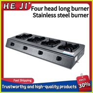 ∈ ═ ⊙ 4 burner gas stove kitchen stainless gas stove commercial Electronic ignition stove burner 20