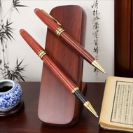 Hadiah iklan retro kreatif, pen mata bola logam, pen dakwat kayu, pen tandatangan, hadiah graduasi p