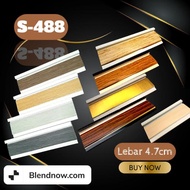 BATANGAN PIGURA FIBER PICASSO TYPE S 488/ LEBAR 4.7CM/LIS PLAFON/3M
