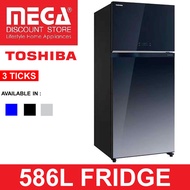 TOSHIBA GR-AG66SA 586L 2-DOOR FRIDGE (3 TICKS) (GR-AG66SA(GG)/ GR-AG66SA(XK)/ GR-AG66SA(PGB))