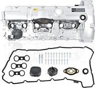 XIMAKA 264-935 Upgrade Aluminum Engine Valve Cover Kit With Gasket, Bolts and Oil Cap Fit for 2007-2