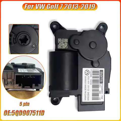 For VW Golf 7 2013-2019 Air Conditioner Servo Motor Air Conditioner Damper Actuator Auto 5Q0907511D 