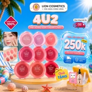 [4U2] Vegan Blush 4U2 Good Mood Jelly Blush Natural, Korean Standard Gloss