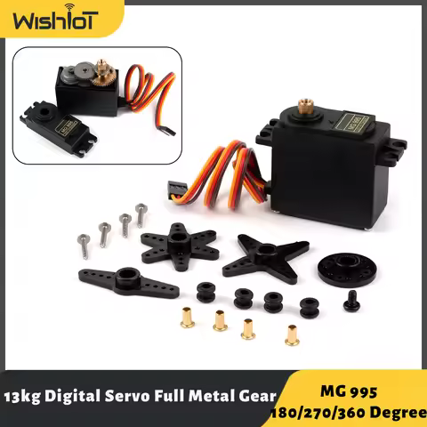 MG995 Standard Digital Servo 13KG Torque Full Metall Gear 180/270/360 Degree for RC Racing Car Aircr