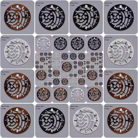 NH70 Dial S Logo Hollow Out 31.8mm Dial Suitable For NH70 NH72 Movement High Quality Watch Accessori