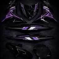 COVERSET Y15zr V1 V2 DEISIGN MX KING PURPLE DESIGN BARU