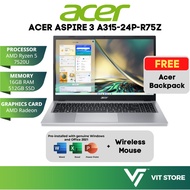 Acer Aspire 3 AMD Ryzen 5 7520U 16GB 512GB A315-24P-R6GK / A315-24P-R7J0 / A315-24P-R2EZ / A315-24P-