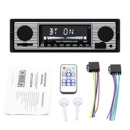 【AutoMotor Life】 Bluetooth Car Vintage Dual Knob Mp3 Player Fm Tuner Stereo Usb Aux Classic Car Retr