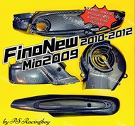 ครอบแคร้ง+กันร้อนท่อ+ฝาครอบใบพัด Fino New Fino New 2010-2012 Mio2009 เซต4ชิ้น เคฟล่าดำ อย่างดี(SK) ครอบแคร้งฟีโน่ ครอบแคร้งfinonew ครอบแคร้งfino ฝาครอบสายพานfino กันร้อนท่อfino ฝาครอบใบพัดfino กันร้อนท่อfinonew ชุดครอบแคร้งฟีโน่นิว ฝาครอบท่อfinonew