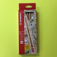 Stabilo Triangular HB Jumbo Pencil 6’s