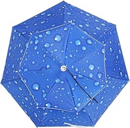 YYOYY Umbrella Hat, 77cm Head-Mounted Umbrella, Hands Free Windproof UV-Blocking Umbrella, Umbrella Hat for Outdoor Fishing