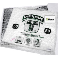 Jumbo HDPE Plastic Bags Tictas Tic Kresek Bags containing 50 sheets