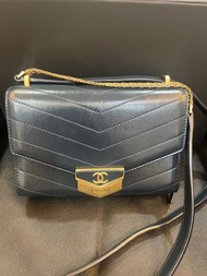 香奈兒 Chanel 限量復古皮革 山形紋