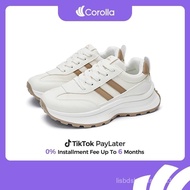 【Kaki lebar pilih saiz besar satu size】Corolla kasut perempuan sneakers retro klasik adalah bergaya 