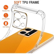 C07! Softcase Anti Crack ORIGINAL OPPO Reno8 T 8Z Reno7 7Z Reno6 Reno5 F Reno4 4F Silicone Clear Tra