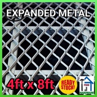 (8ft x 4ft) Expanded Metal Diamond Mesh(JARING BESI/BESI MESH)