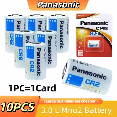 1-10PCS Panasonic CR2 CR15H270 CR15266 3V Lithium Battery For LED Flashlight Digital Camera Doorbell
