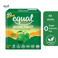 EQUAL + Fruit L.H. BOX 60g / 40 sticks + Fruit Sugar Sugar Sugar Monk Fruit Luo Han Guo Ultimate Sug