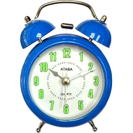 ATABA Twin Bell Perfect Bedside Alarm Clock TD6619 random color