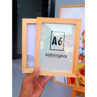 A6 Frame Wooden Frame Wooden Frame