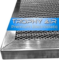 Trophy Air 20x25x1 Washable Electrostatic HVAC Furnace Air Filter, Lasts a Lifetime, 6 Stage Permane
