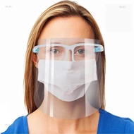 Face shield💕 Pelindung muka💕 Full Face Shield Transparent Face Mask Anti-Fog Anti-Oil Splatter
