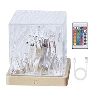 Adjustable Brightness Night Lamp Meditation Mood Lighting Northern Light Projector 16 Colors Aurora