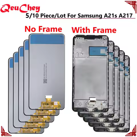 5/10 Piece/Lot For Samsung Galaxy A21s A217 A217F SM- A217F/DS LCD Display Monitor Touch Screen Asse